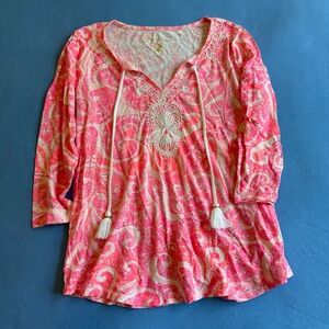 EUC Lilly Pulitzer Holly top